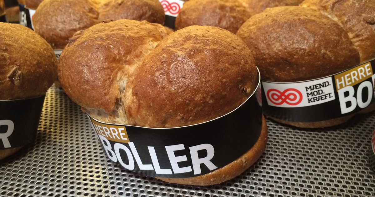 Herreboller - friske ud af ovnen
